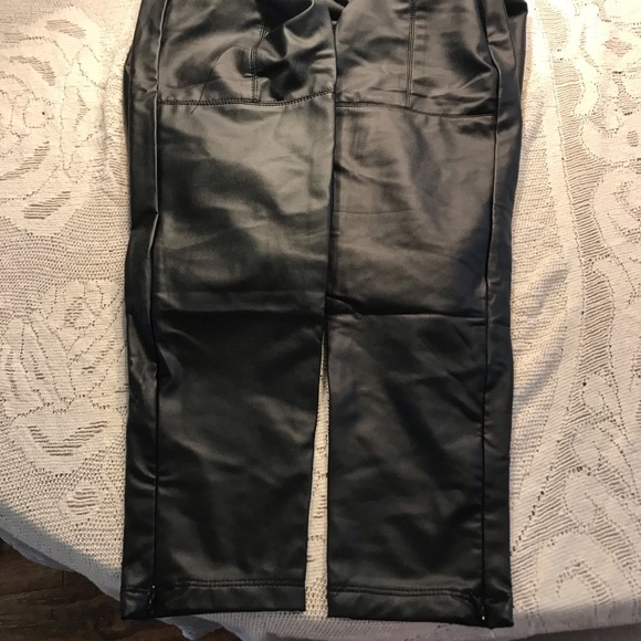 Love tree faux leather pants M - Picture 3 of 7